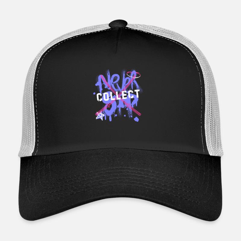 Niemals Stoppen - Trucker Cap - Schwarz/Steingrau