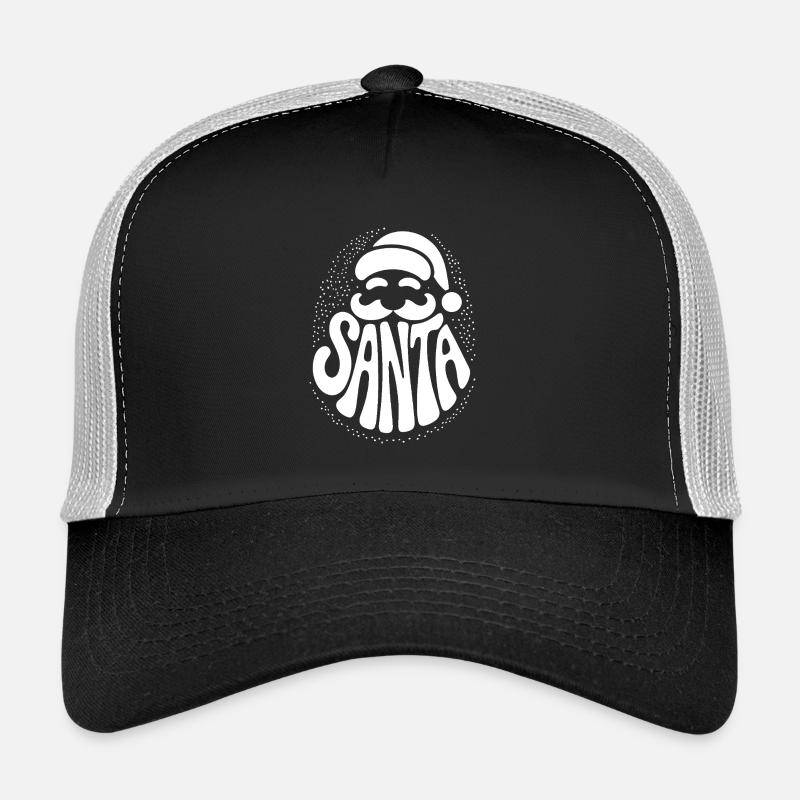 Père Noël - Logo de bande dessinée vintage cool Casquette trucker 
