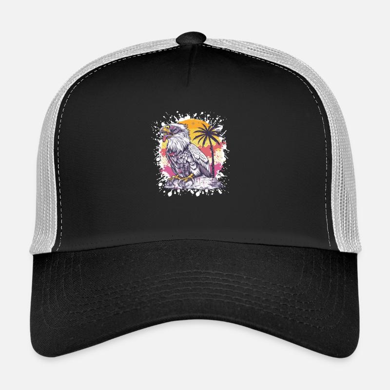 Palmier de l’île Eagle Casquette trucker 