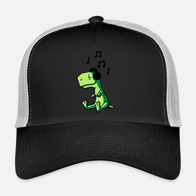 T-Rex Music - Trucker Cap - Schwarz/Steingrau