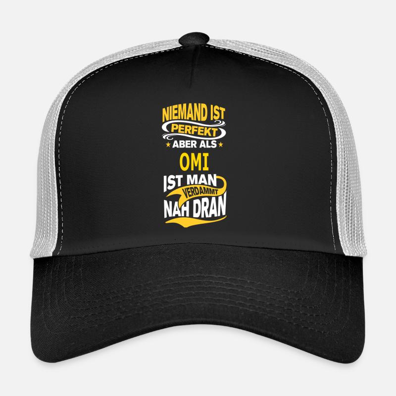 OMI - Trucker Cap - Schwarz/Steingrau