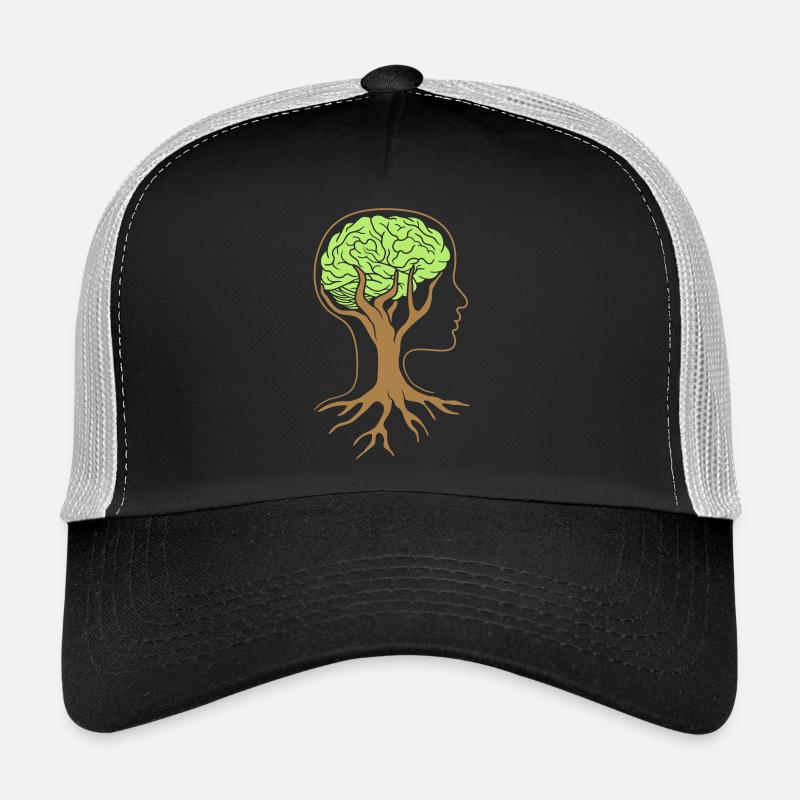 Tree brain design Trucker Cap