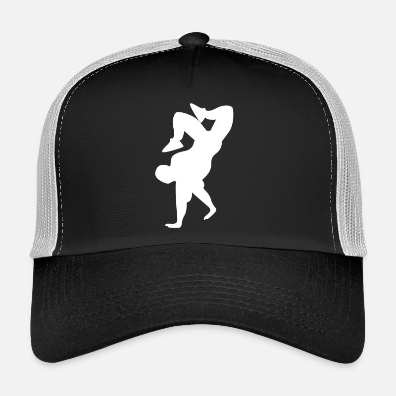 Breakdance - Trucker Cap - Schwarz/Steingrau