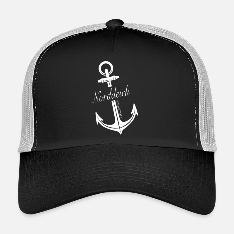 Norddeich - Trucker Cap - Schwarz/Steingrau