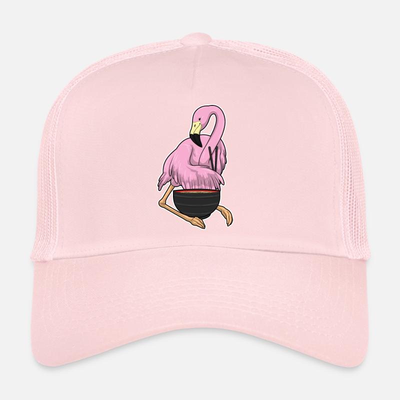 Cuisson de ramen pour Chef Flamant Rose Casquette trucker 
