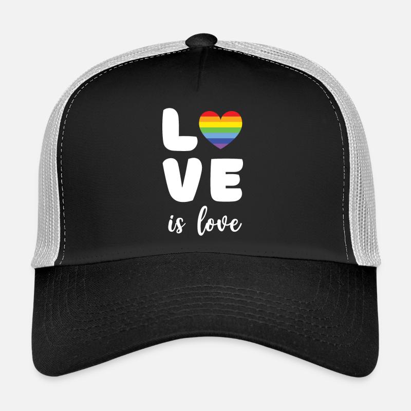 Mois de la fierté - L’amour c’est l’amour Casquette trucker 