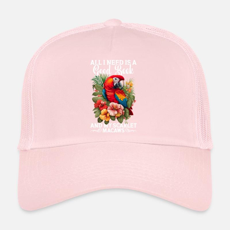 Scarlet Macaw's Design Trucker Cap