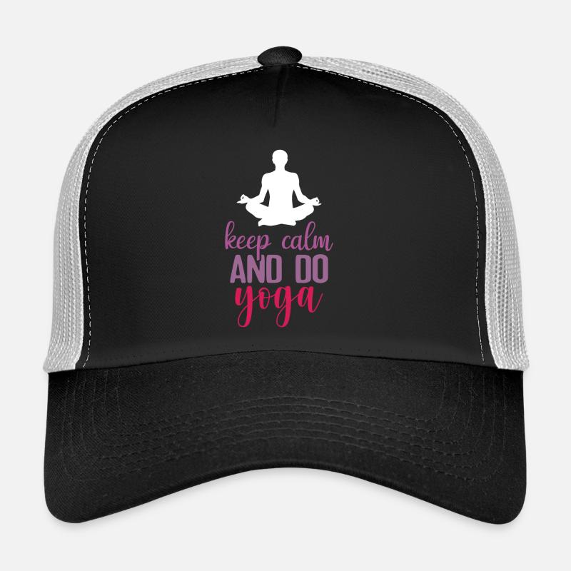 Keep Calm and Do Yoga Trucker Cap