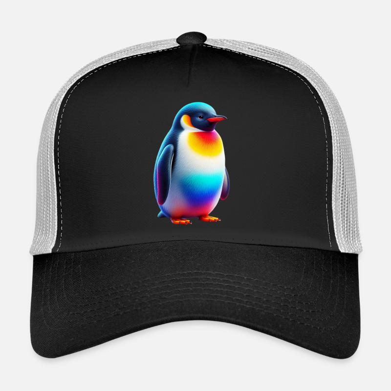 Pinguin - Trucker Cap - Schwarz/Steingrau
