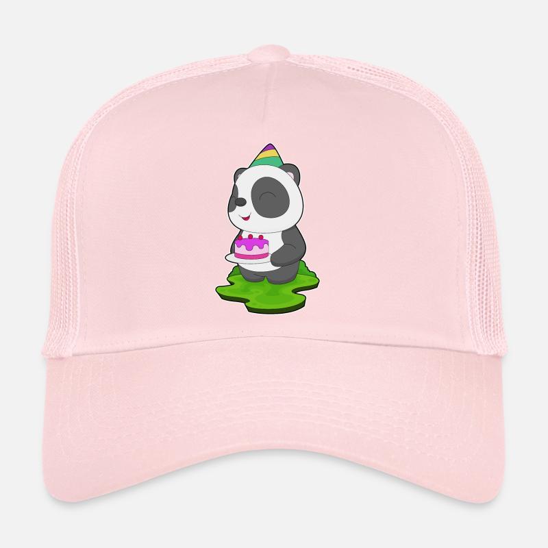 Panda Birthday Cake Trucker Cap