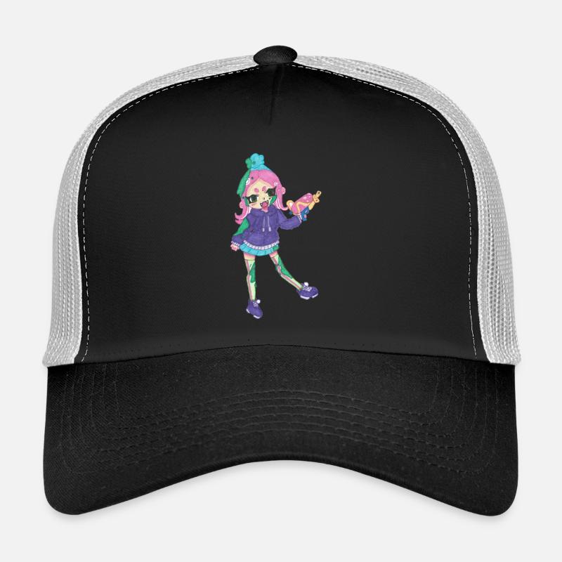 Inkling Mädchen | Pink 2 | Splatoon Trucker Cap