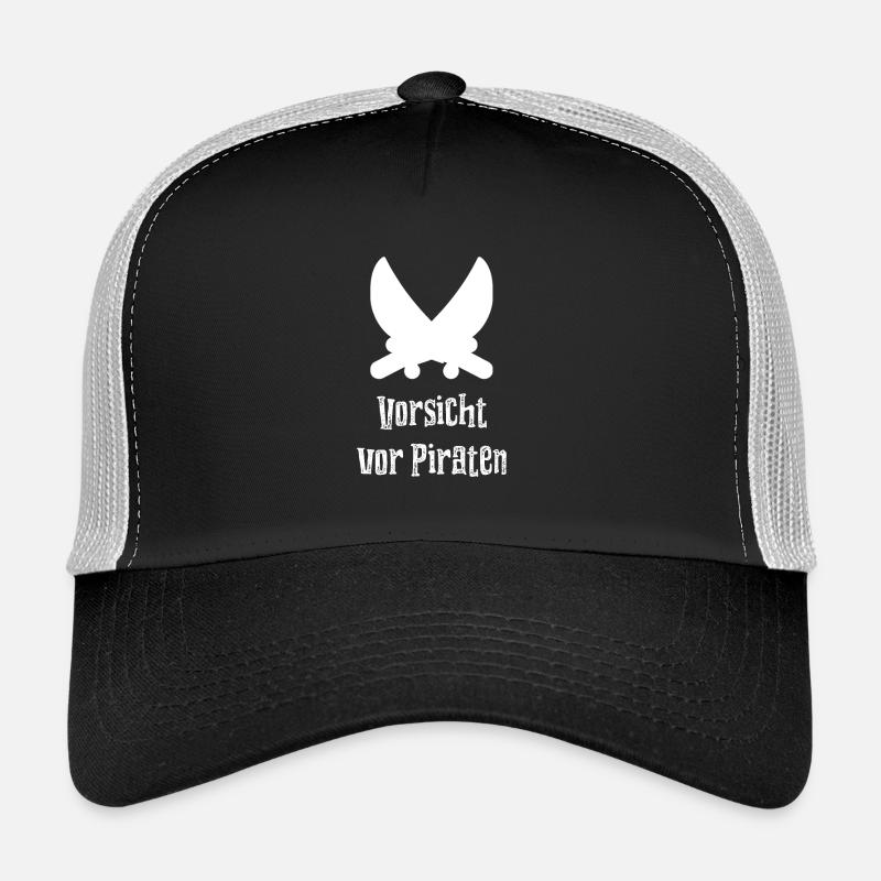 Méfiez-vous des pirates Casquette trucker 