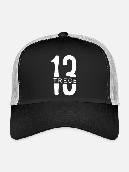 trece 13 - Trucker Cap - Schwarz/Steingrau