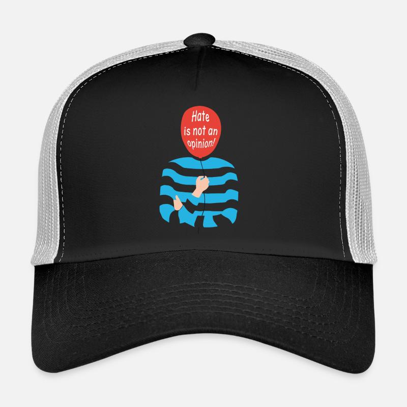 Hate is not an opinion Trucker Cap