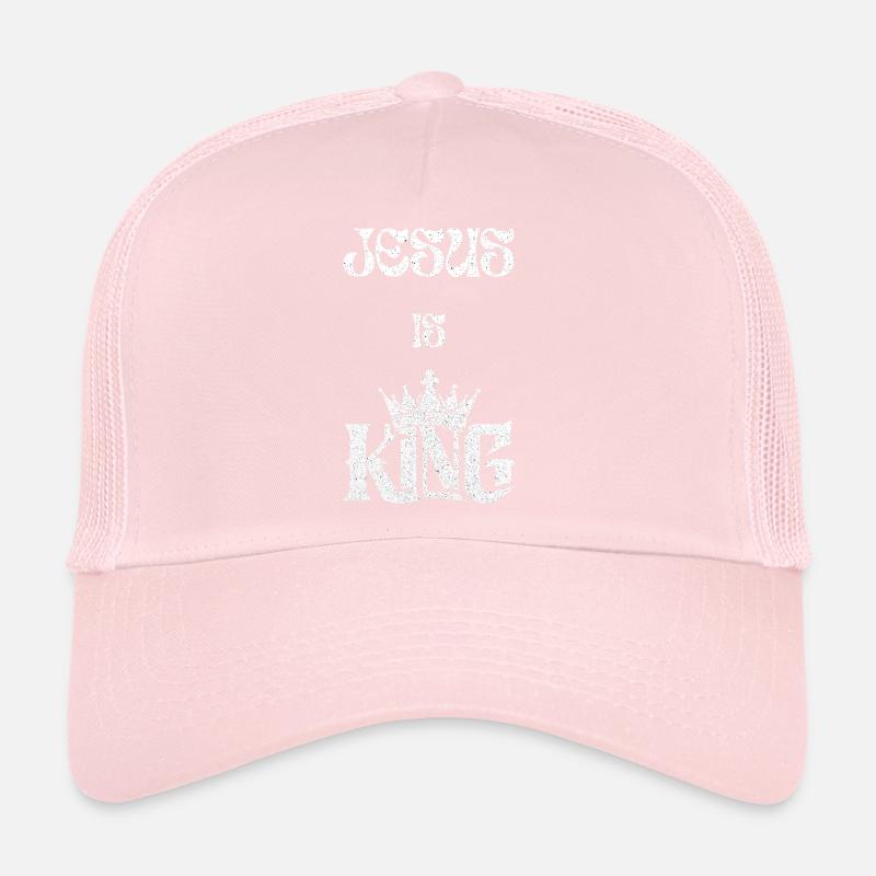 Jesus ist König Schmalschrift Design Trucker Cap