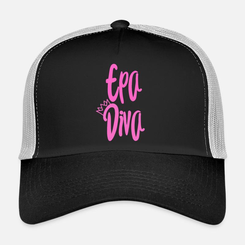 EPA-Diva - Trucker Cap - Schwarz/Steingrau