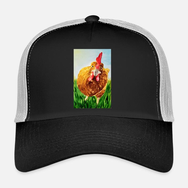 Mad Chicken - Trucker Cap - Schwarz/Steingrau