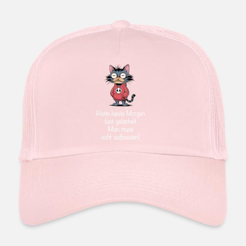 Almost smiled – lucky! Trucker Cap