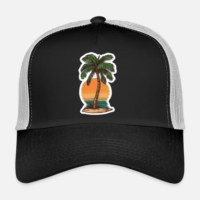 Palm tree Trucker Cap