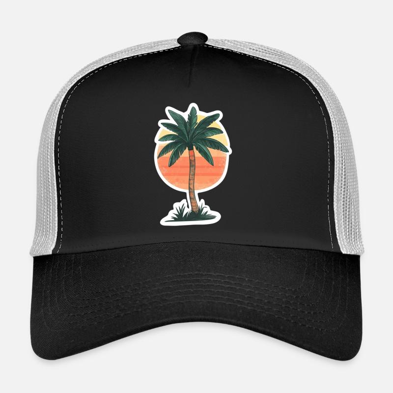 Palm tree Trucker Cap