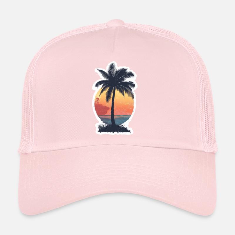 Palm tree Trucker Cap