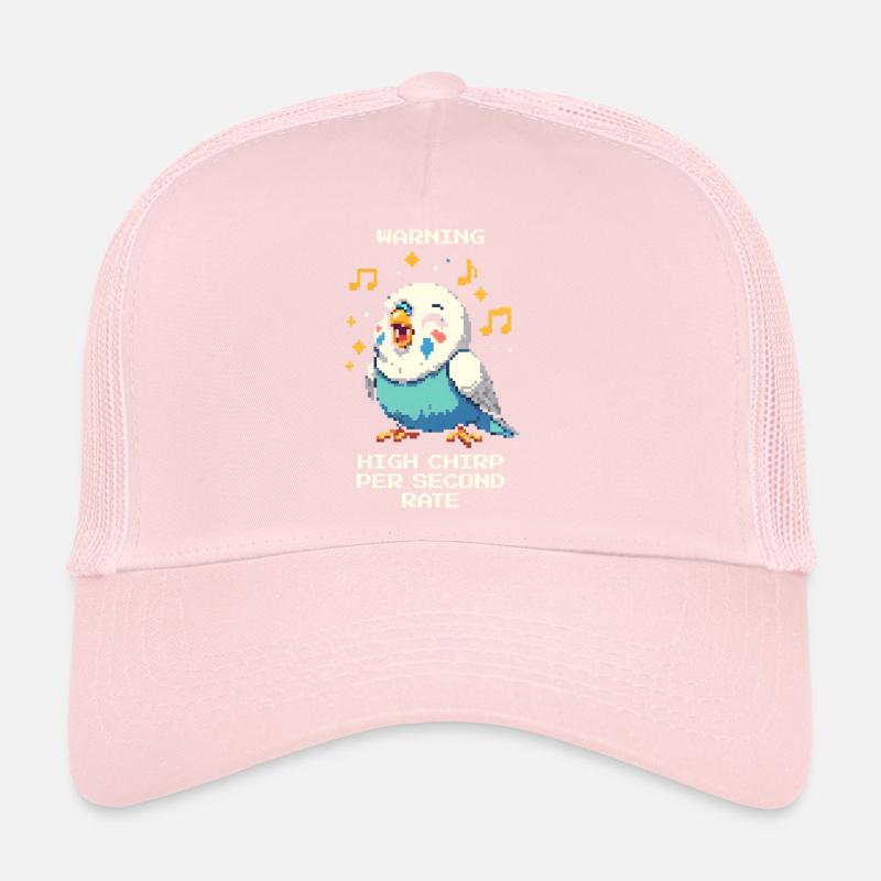 Warning: High chirping frequency | Budgie Trucker Cap