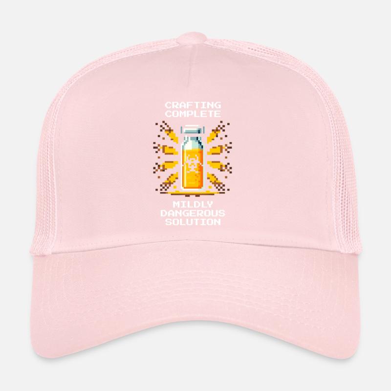 Fabrication terminée – solution délicate | Chimie Casquette trucker 