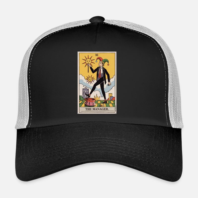 Le Manager Conception de cartes de tarot drôle Casquette trucker 