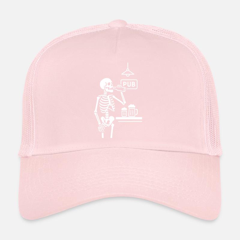 Toast Pub Squelette Casquette trucker 