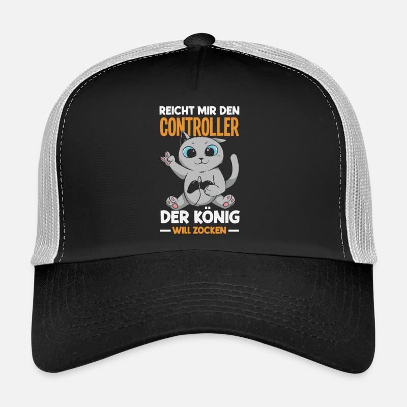 Reicht mir den Controller – König will zocken Trucker Cap