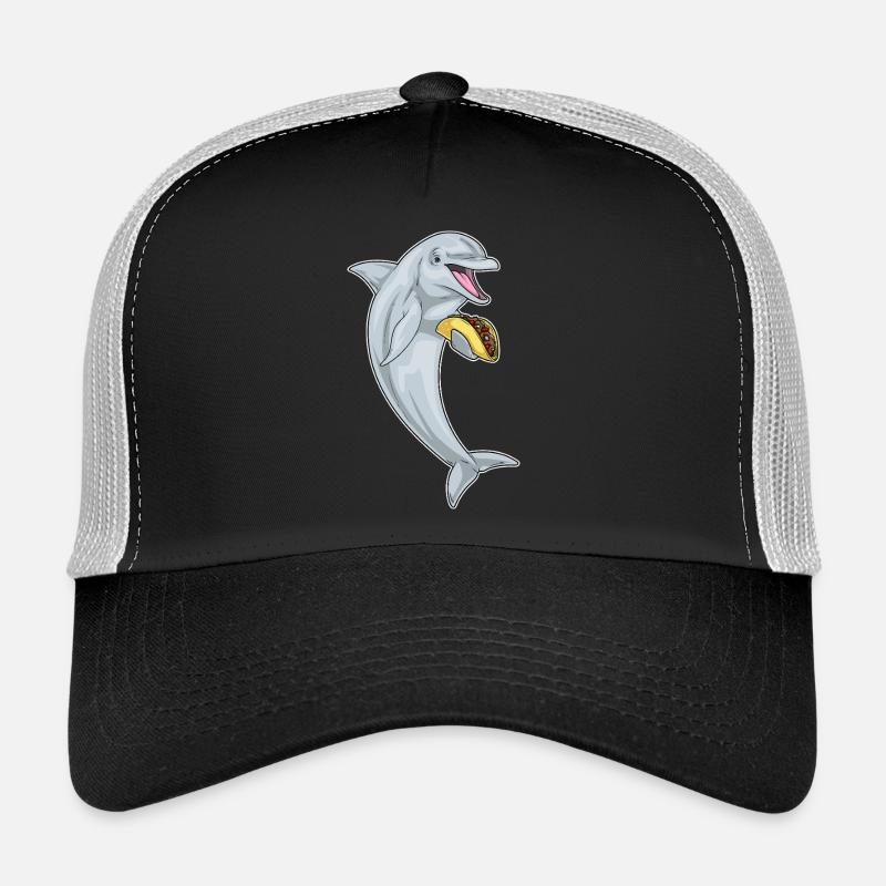 Delfin Taco - Trucker Cap - Schwarz/Steingrau