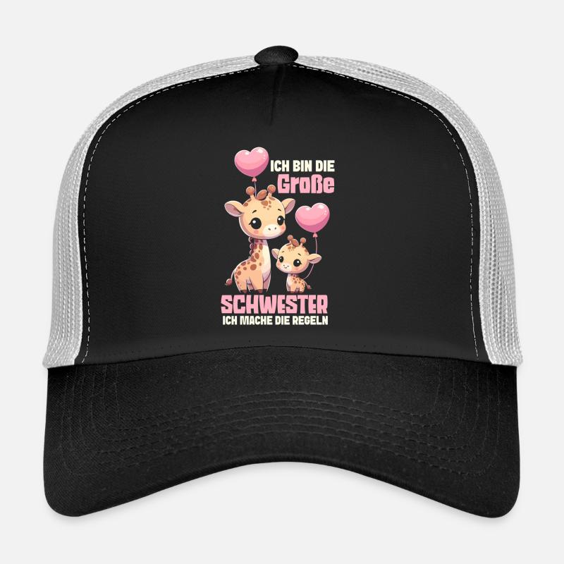Je suis la grande sœur, c’est moi qui fais les règles. Casquette trucker 