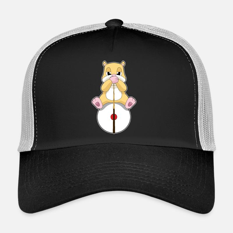 Hamster Billiard Queue Sport Trucker Cap