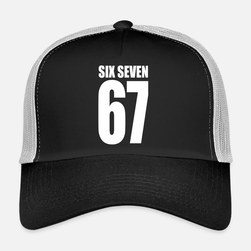 67 - Six Seven SixSeven Viral Meme Casquette trucker 