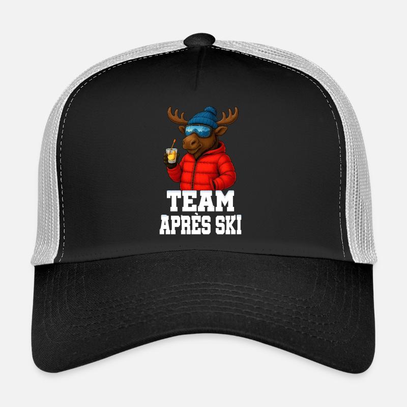 Team Après Ski - Moose with Schnapps - Party Crew Trucker Cap
