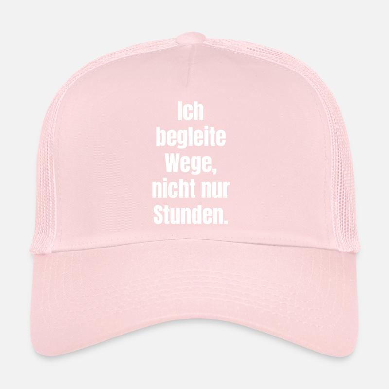 J’accompagne des chemins, pas seulement des heures Casquette trucker 