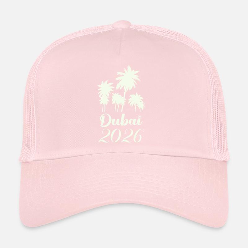 Scénario de Dubai Palm Trees 2026 Casquette trucker 