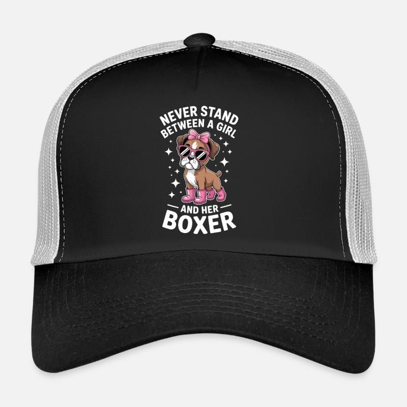 Don drôle de Boxer Dictions de chien boxer Casquette trucker 