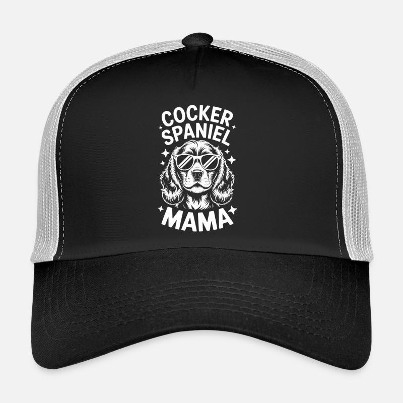 Cocker Spaniel faisant une blague Cadeau de cocker spaniel Casquette trucker 