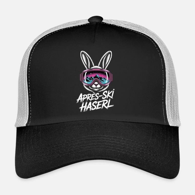 Après-ski bunny hut fun Skier ski bunny Trucker Cap