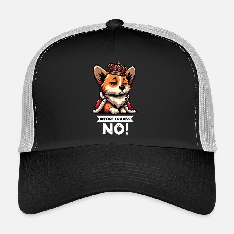 Before You Ask Corgi Corgis Welsh Corgi Corgihund Trucker Cap
