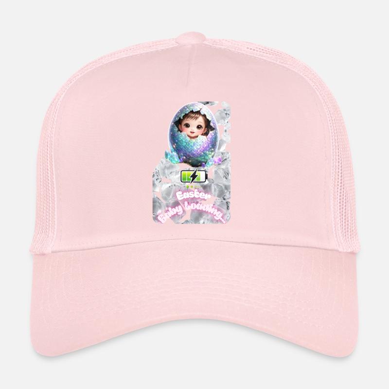 Explosion des œufs de bébé de Bourgeon de Pâques Casquette trucker 