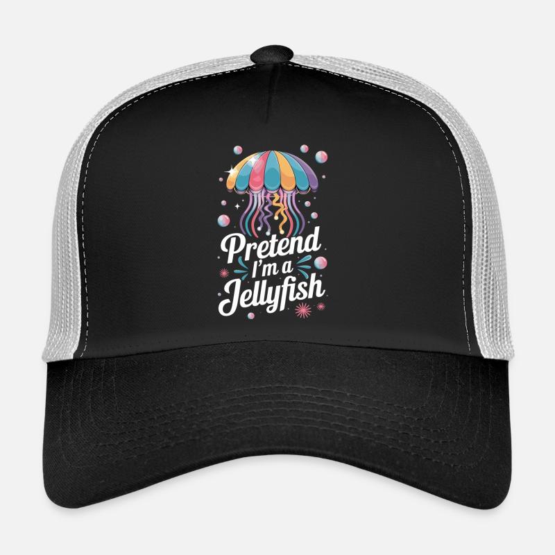 Faites comme si j’étais une méduse Expression de méduse colorée pour Casquette trucker 