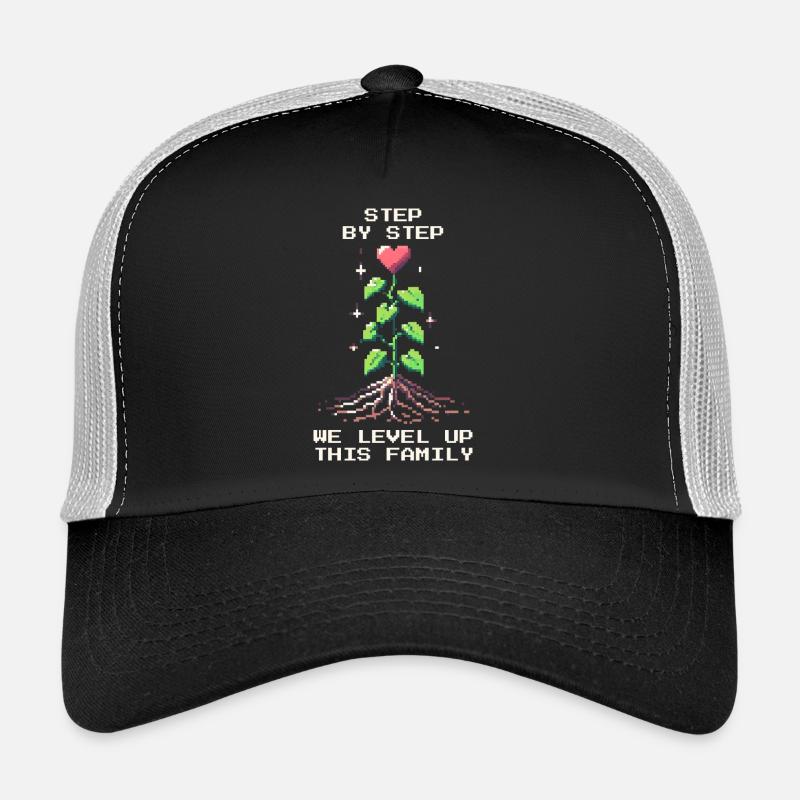 Step by Step: Level Up Family | Patchwork Trucker Cap