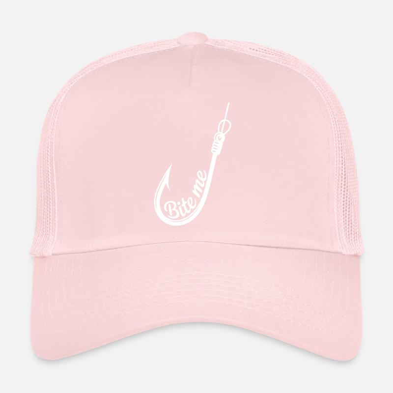 Bite Me Hook Grafik Trucker Cap