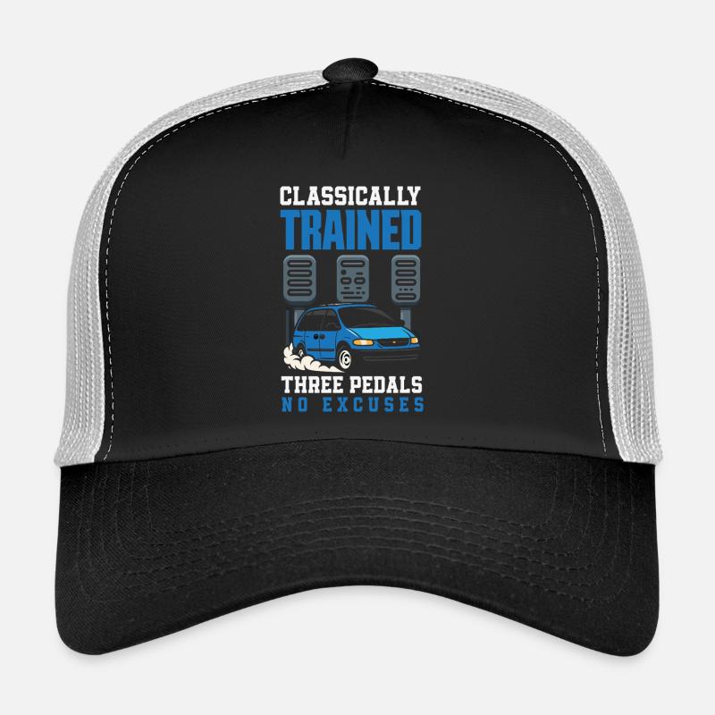 Manual car, classically trained Trucker Cap