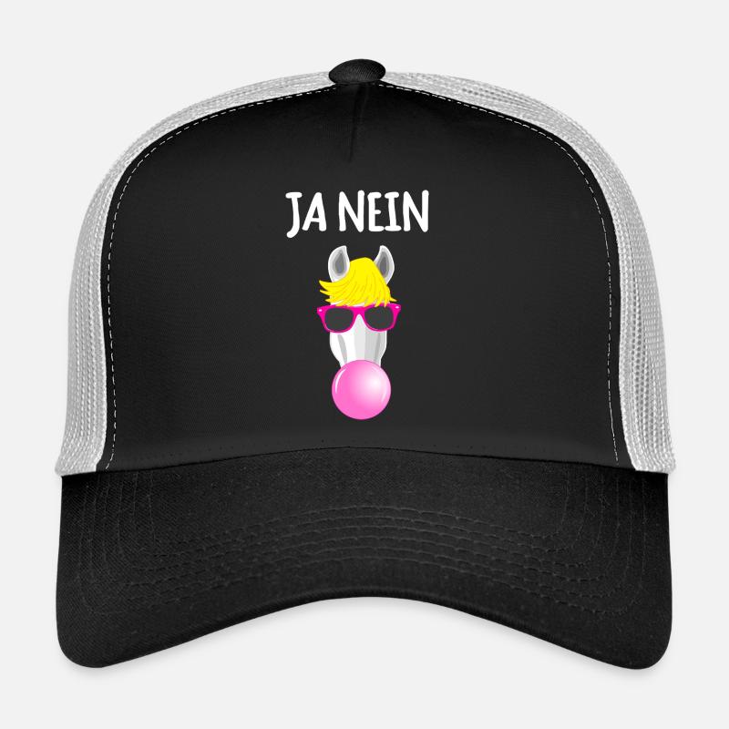 Lustiges Pferd Alles Egal Trucker Cap