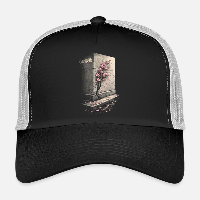 Fleurs de cerisier Sakura Fleurs de cerisier Casquette trucker 