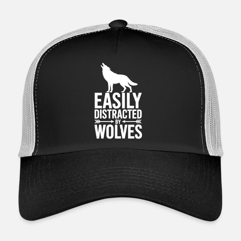 Wolf Sprüche Wölfe Lustiges Wolf Geschenk Trucker Cap