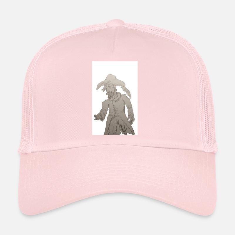 Pirate Avide (graphite) Casquette trucker 